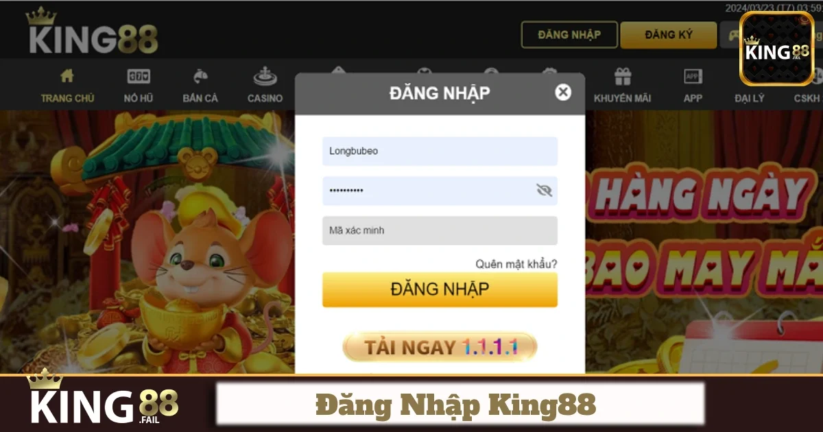 Đăng Nhập King88 - Mở Ra Thế Giới Game Đổi Thưởng Thú Vị 3 Khắc phục các lỗi thường gặp khi đăng nhập tài khoản King88