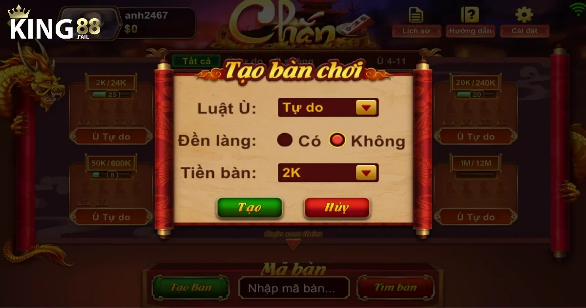 Luật Chơi Game Bài Chắn King88 Dành Cho Người Mới