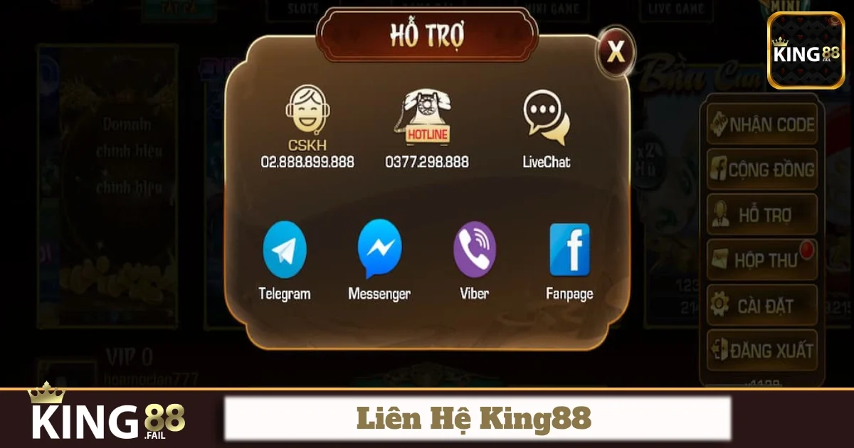 Liên Hệ King88 - Đội Ngũ Hỗ Trợ 24/7 Luôn Sẵn Sàng Giúp Bạn 4 Những câu hỏi thường gặp khi liên hệ King88 cùng bộ phận hỗ trợ