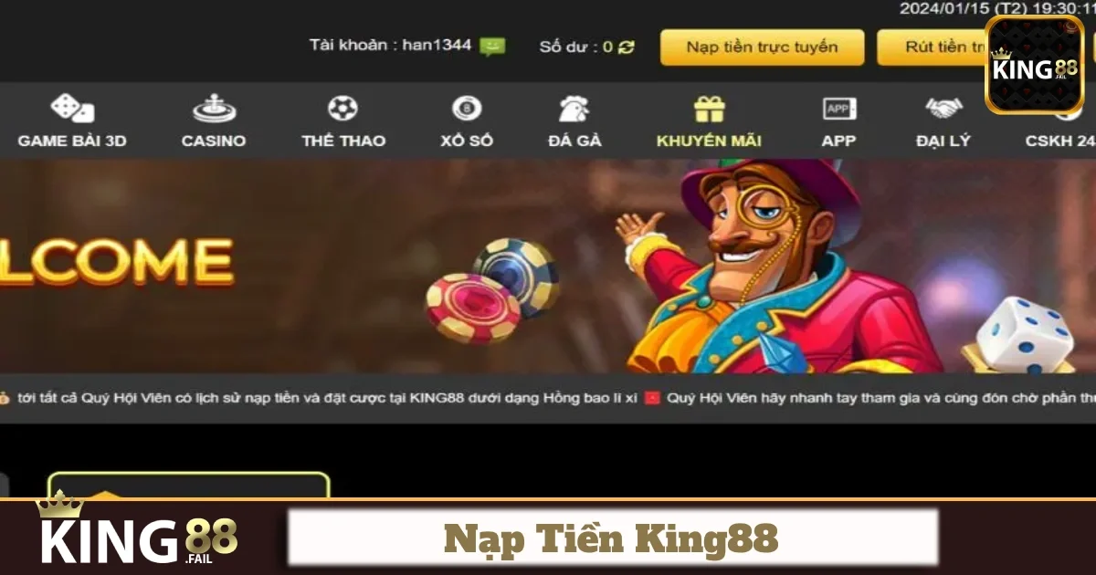 Những lưu ý quan trọng để giao dịch nạp tiền King88 thành công