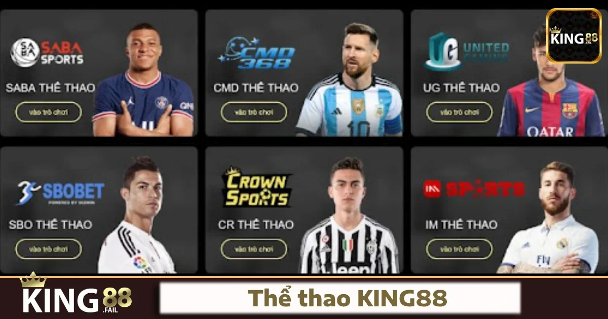 Sảnh thể thao nhà cái King88 mang đến bạn những trận kèo hấp dẫn